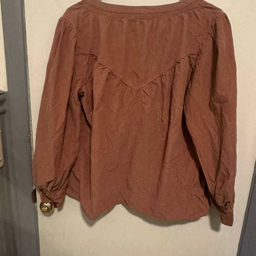 Fat Face Mattie Pink Cord Blouse - Picture 2 of 4